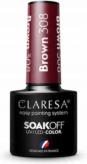 Claresa Soak Off Gel Nagellack 308 Farbe 5ml