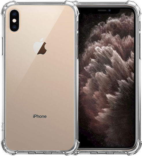 Iphone Xs Max Case Shockproof Transparent Silicone Anti-drop Corners Plastic Back Ishield Clear