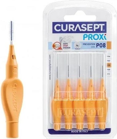 Curasept Proxi Prevention Μεσοδόντια Βουρτσάκια Πορτοκαλί 6τμχ