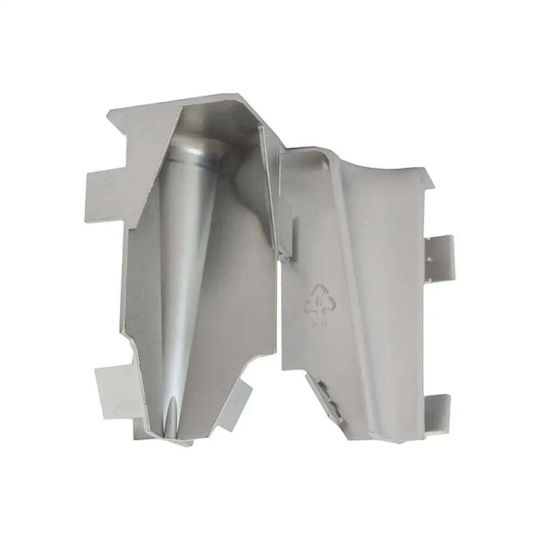 Kronospan Colț de punte pentru Podea de Grădină Colț interior argintiu K58 din Plastic 1.8x1.8buc 1buc