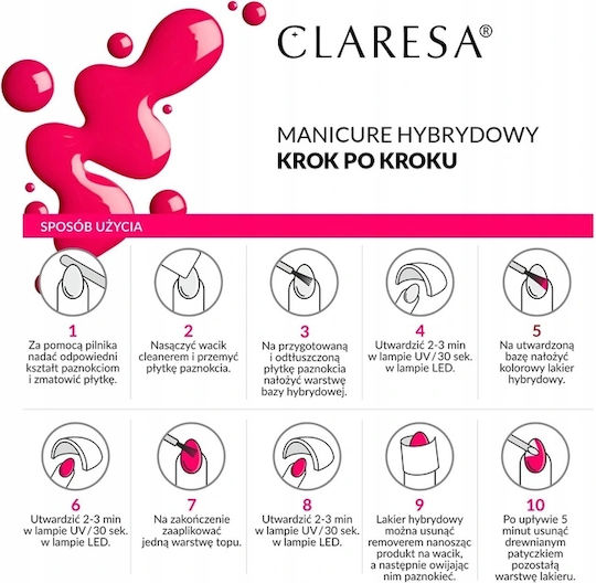Claresa Full Glitzer 7 Gel Nagellack 7 mit Glitzer 5ml