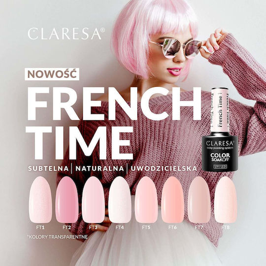 Claresa French Time 2 Ημιμόνιμο Βερνίκι Νυχιών French Time 2 5ml