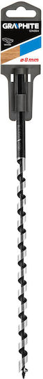 Graphite Wood Drill Auger (8x250mm) Diamond Drill Carbide with Hexagonal Shank for Wood 8x250mm