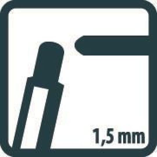 Pica 150/40 Marker Engraving Marker for Deep Holes Red