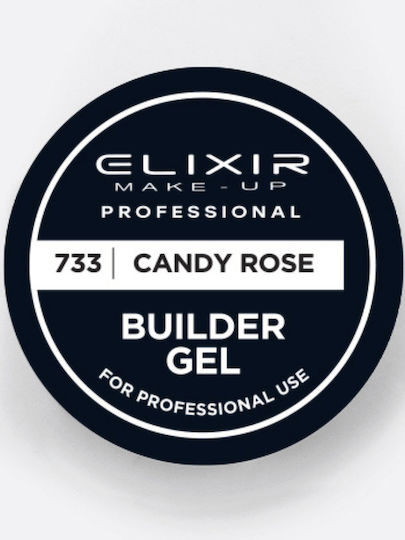 Elixir Builder Gel Νυχιών 733 Candy Rose 15ml 15gr