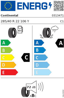 Continental Ecocontact 285/40R22 106E-Commerce-Website-Spezifikation MO CSi FR Sommerreifen Reifen für Passagier Auto
