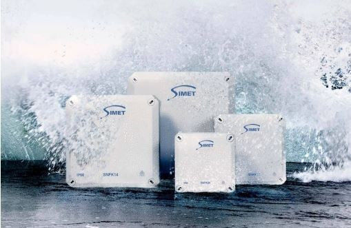 Simet Surface Mounted Electrical Box Watertight IP66 3pcs