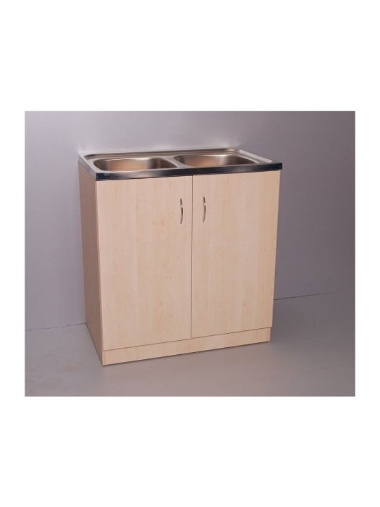 Spülbeckenschrank Sonoma Oak 80x50cm