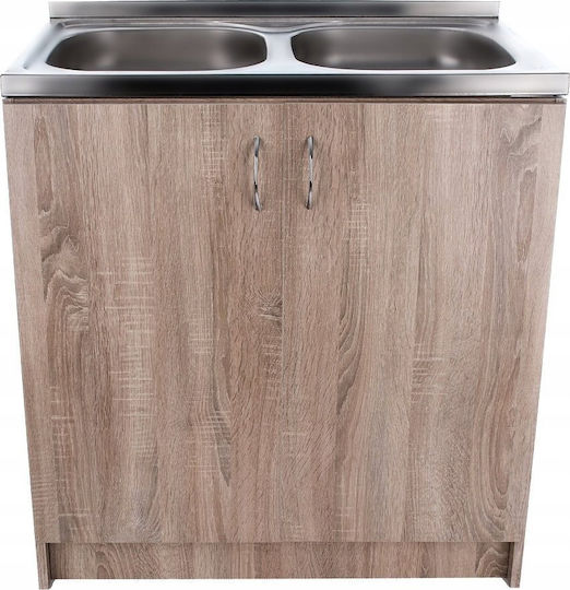 Sink Cabinet White 80x60cm
