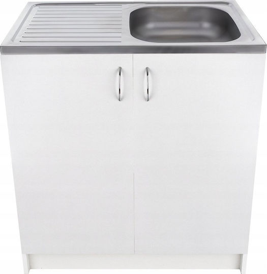 Sink Cabinet White 80x60cm