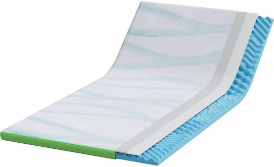 vidaXL Ανώστρωμα Μονό Polyester 90x200x6εκ.