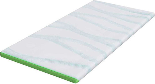 vidaXL Ανώστρωμα Μονό Polyester 90x190x6εκ.
