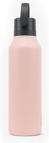 Runbott Runbott Thermosflasche Rostfreier Stahl BPA-frei 600ml Rosa