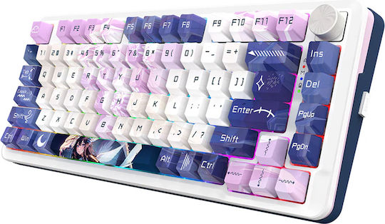 Redragon K681AGG-RGB-PRO Ασύρματο Gaming Μηχανικό Πληκτρολόγιο 75% με RGB φωτισμό (Αγγλικό US) Πολύχρωμο