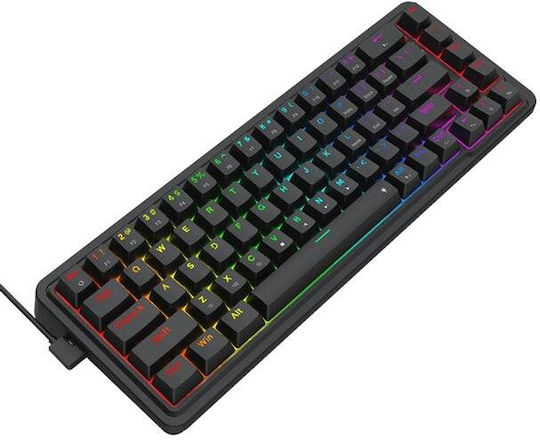Redragon K709 Gaming Μηχανικό Πληκτρολόγιο 65% με RGB φωτισμό (Αγγλικό US)