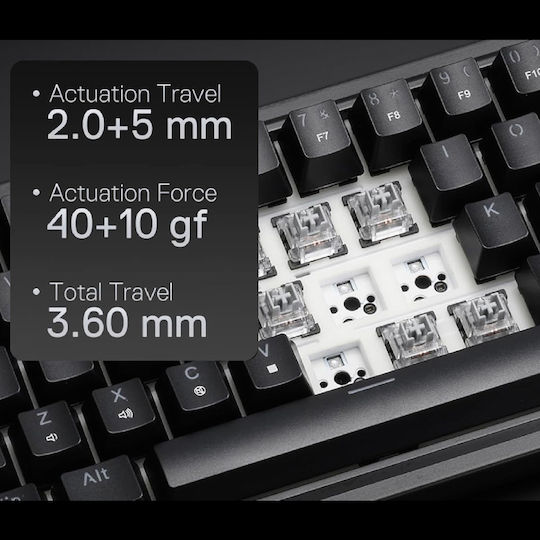 Redragon K709 Gaming Μηχανικό Πληκτρολόγιο 65% με RGB φωτισμό (Αγγλικό US)