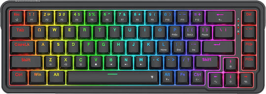 Redragon K709 Gaming Μηχανικό Πληκτρολόγιο 65% με RGB φωτισμό (Αγγλικό US)