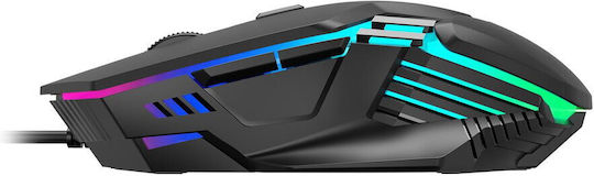 Gamdias AURA GS4 RGB Gaming Mouse 3600 DPI Black