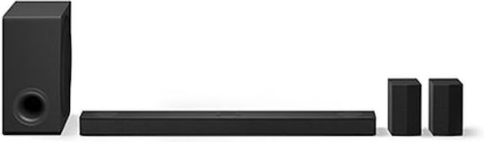 LG Soundbar 5.1.3 HDMI and Wi-Fi 580W with Wireless Subwoofer and Remote Control Black DS80TR