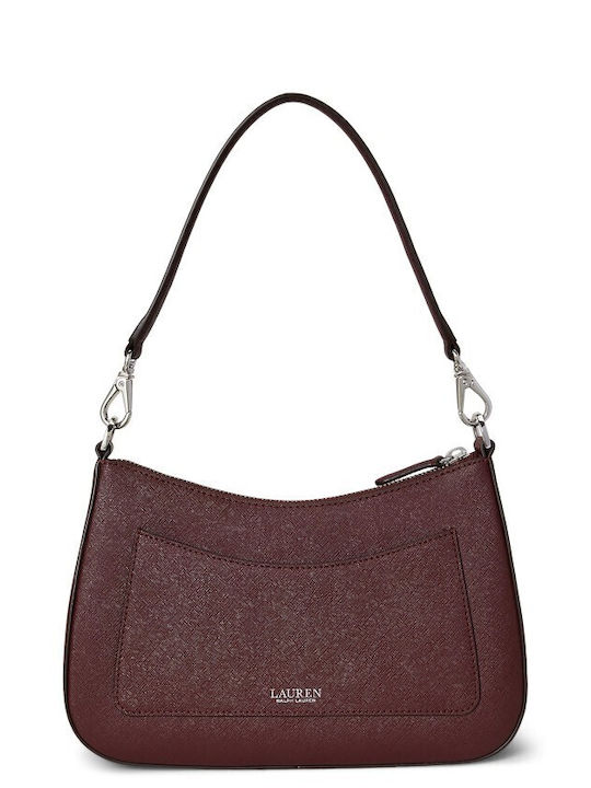 Leather Women's Bag Shoulder Burgundy