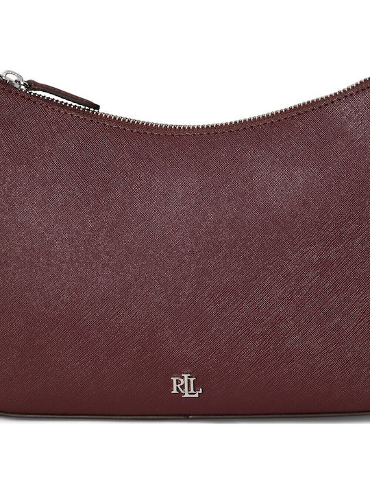 Leather Women's Bag Shoulder Burgundy