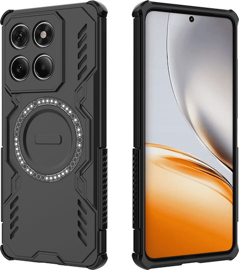 Techsuit Back Cover Plastic Black (Motorola Edge 60 Fusion)
