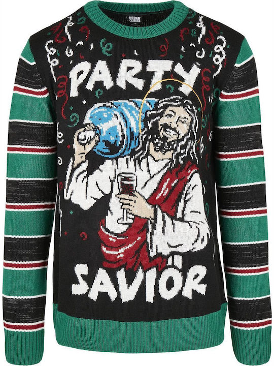 Urban Classics Savior Christmas Sweatshirt Mehrfarbig