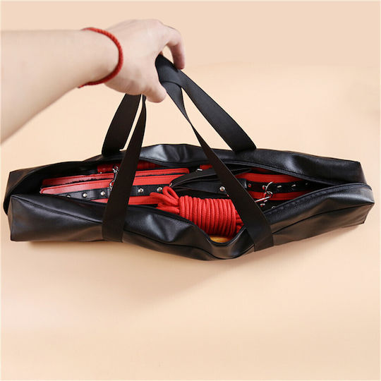 Large Antibacterial Toy Bag Vegan Leather