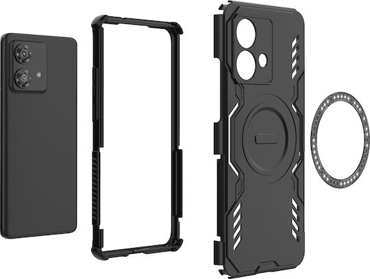Techsuit Back Cover Πλαστικό Μαύρο (Motorola Edge 40 Neo)