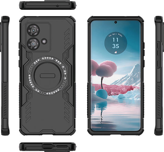 Techsuit Back Cover Πλαστικό Μαύρο (Motorola Edge 40 Neo)