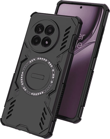 Techsuit Back Cover Plastic Black (OnePlus 13R)