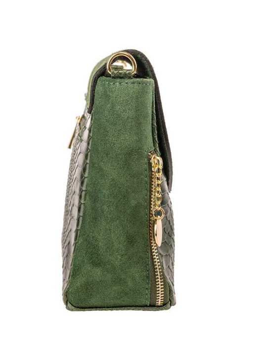 Leder Damenhandytasche Grün