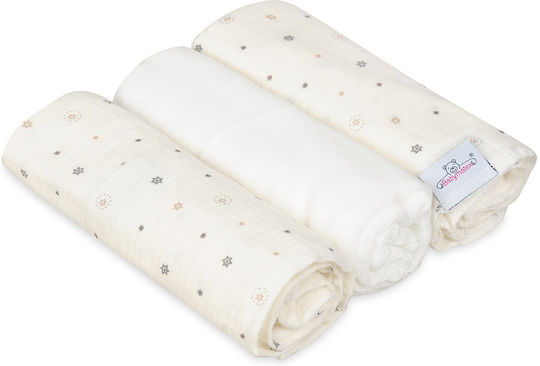 Matex Baby Burp Cloth Alb 70x80εκ. 3buc
