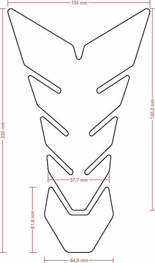 Adhesive Tank Protection Cgbe9p Universal Tankpad Print