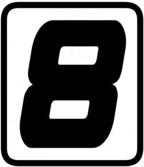 Motorrad-Aufkleber Barracuda