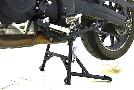Cosmo Double Central Motorcycle Stand in Black Color 100.1218