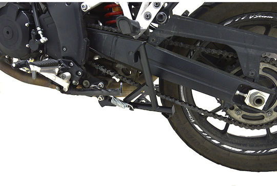 Cosmo Double Central Motorcycle Stand in Black Color 100.1218