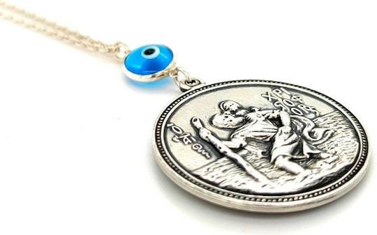 Auto-Talisman in Silber Farbe