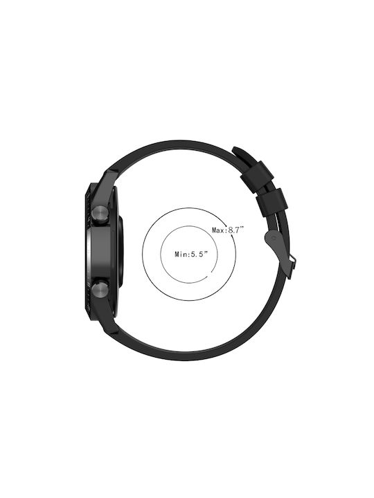 Strap Silicone Black (Huawei Watch GT 2eHonor GS Pro)