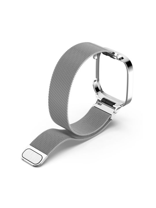 Λουράκι Ανοξείδωτο Ατσάλι Ασημί (Redmi Watch 3)