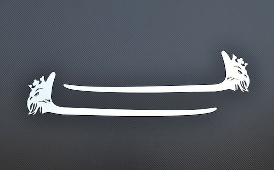 Set of 2 Left Right Mirror Decorative Stainless Steel Fog Scania Rpg 2004-2016