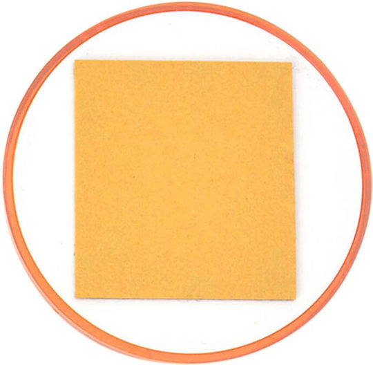 Round Reflector Was Orange Sticker 61 Mm 1 Pc