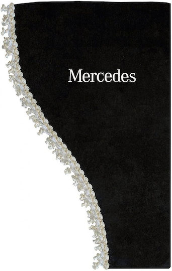 Mercedes Schwarze 3-Teiliges Vorhang-Set