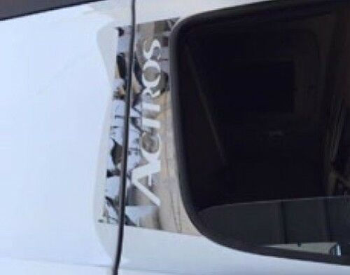 Decorative Stainless Steel Door Set 4 Pieces Mercedes Actros