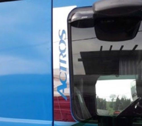 Mercedes Actros Mp2-mp3 Dekorative Türschilder aus Edelstahl Set 2 Stück