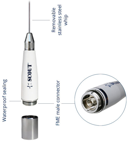 West Scout Marine Antenna VHF