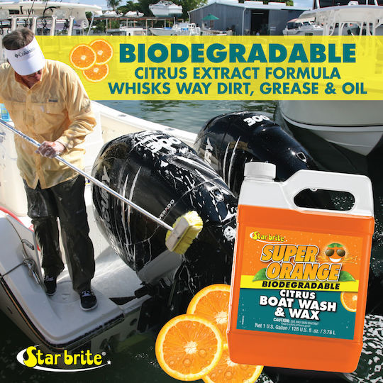 Star Brite Super Orange Citrus Boat Wash & Wax 3.78L
