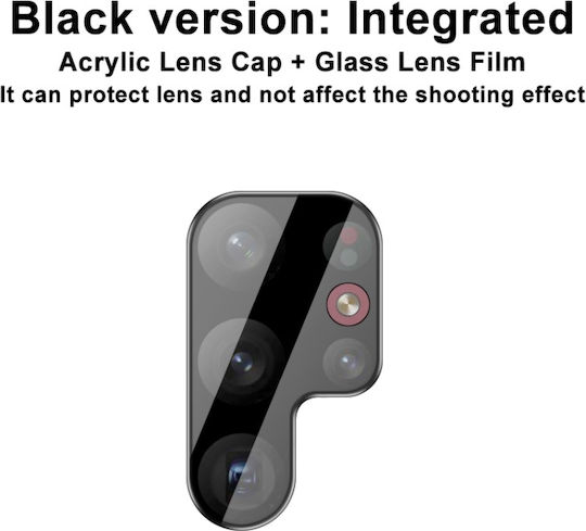 Kameraschutz Gehärtetes Glas Black für das Samsung Galaxy S23 Ultra 5G