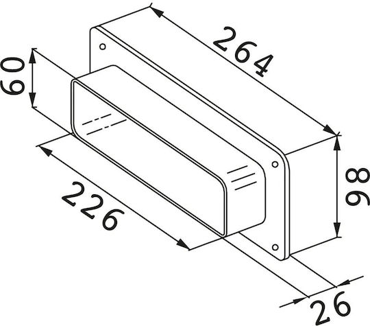 Franke ALWR Link/Ecke Dunstabzugshaube Kompatibel mit Franke