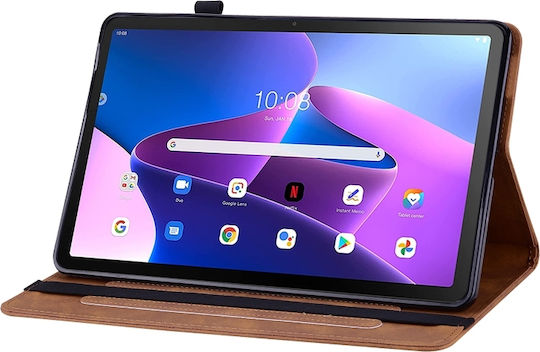 Flip Cover Δερμάτινη Καφέ (Lenovo Tab M10 (3rd Gen) 10.1'')